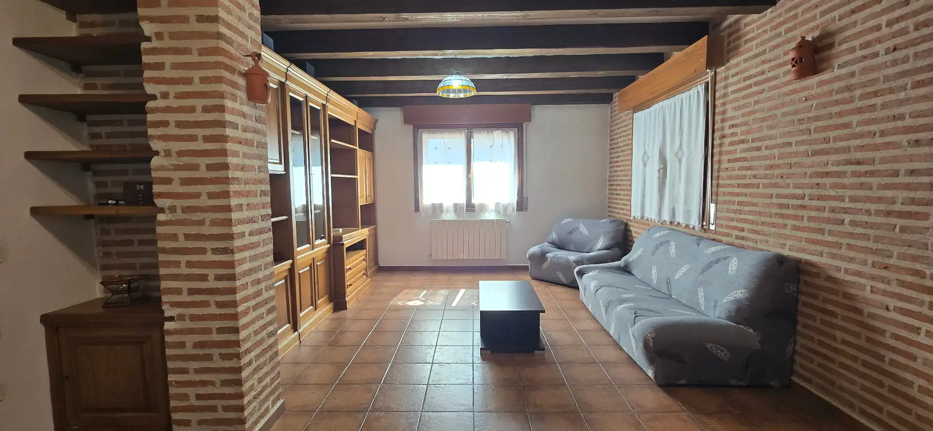 Sala de estar de Casa o chalet en venta en Villacastín con Calefacción, Jardín privado y Horno
