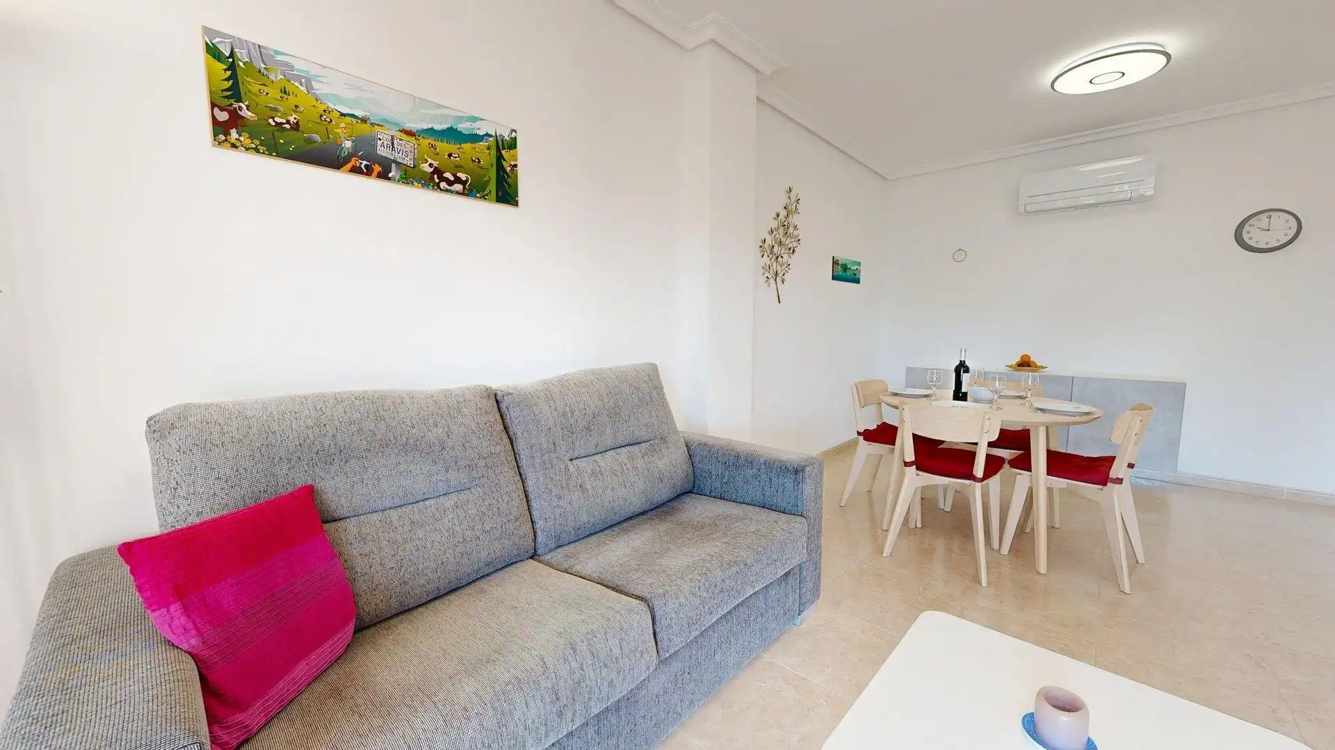 Living room of Apartments for rent in Elche / Elx  with Air Conditioner, Heating and Private garden