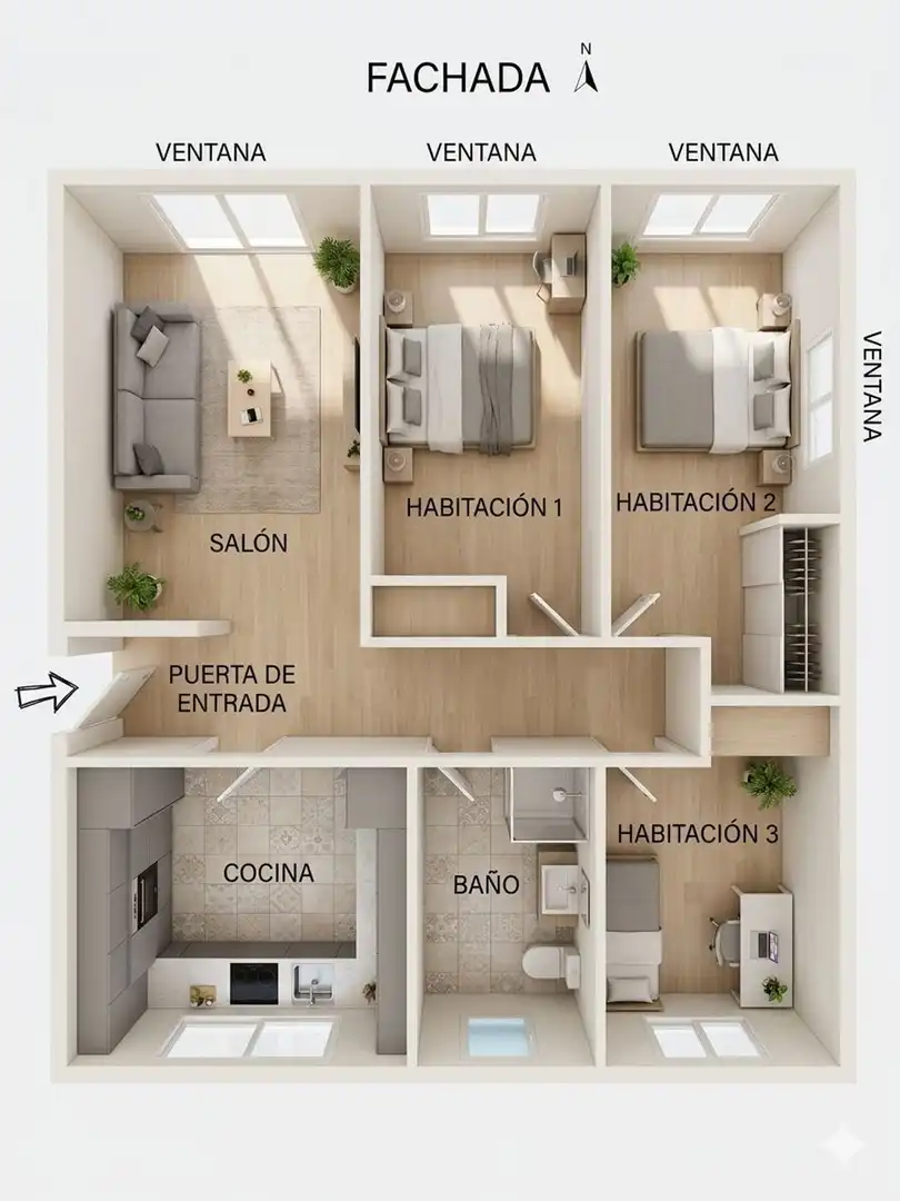 Flat for sale in Oviedo   with Heating and Swimming Pool