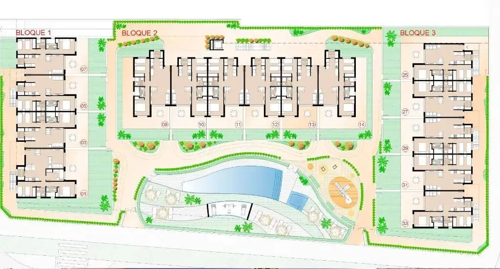 Baixos amb piscina en venda a Pilar de la Horadada ciudad, imagen 27