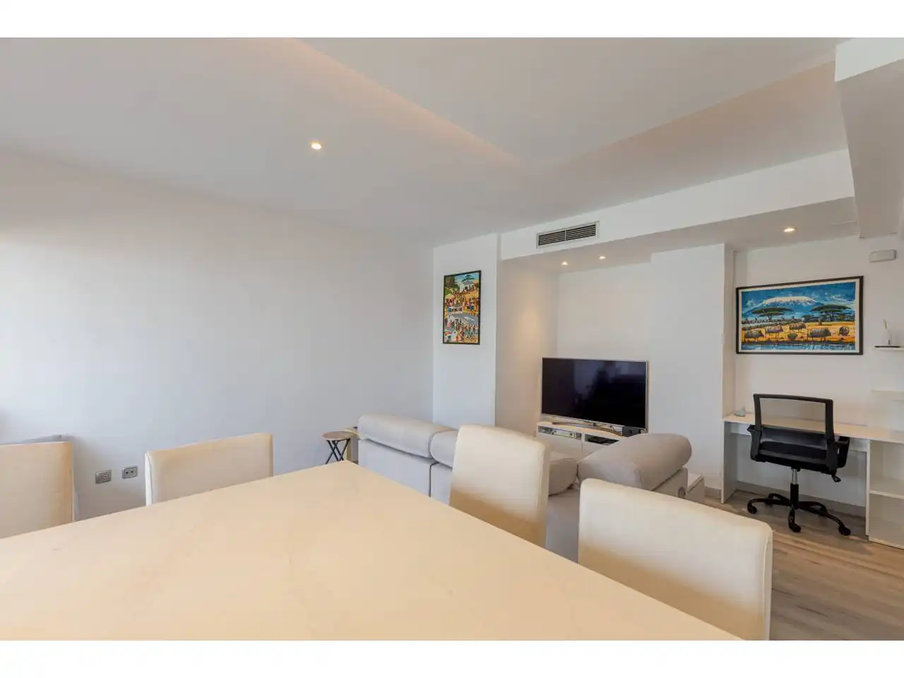 Sala de estar de Piso en venta en Valencia con Aire acondicionado, Terraza y Amueblado