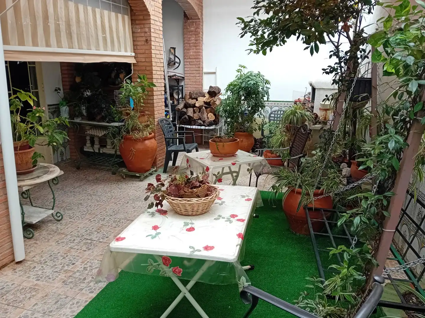 Terrasse von Country house zum Verkauf in Viso del Marqués mit Heizung, Terrasse und Abstellraum