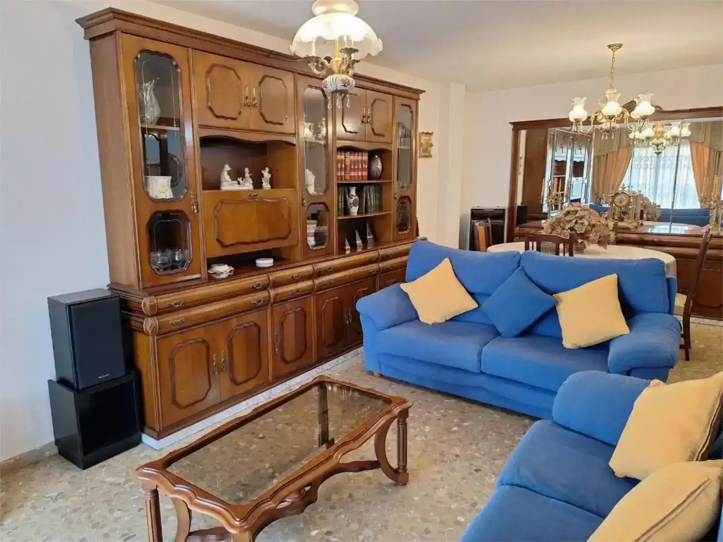Wohnzimmer von Wohnung zum Verkauf in Málaga Capital mit Klimaanlage und Balkon