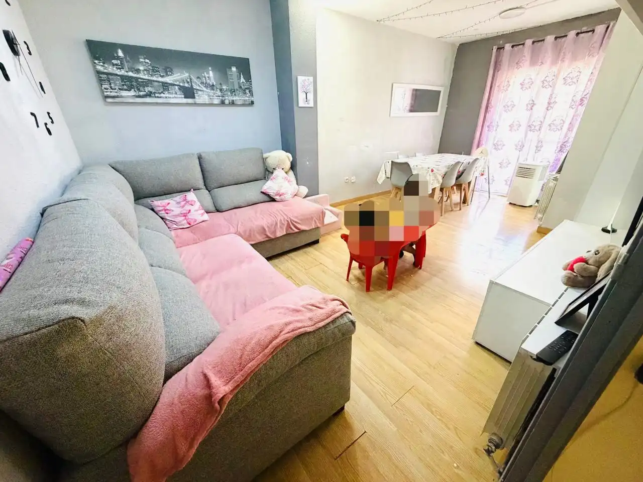 Sala d'estar de Pis en venda en El Vendrell amb Calefacció, Parquet i Balcó