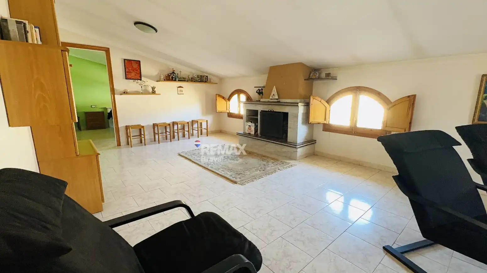 Sala d'estar de Casa o xalet en venda en Amer amb Jardí privat, Terrassa i Traster