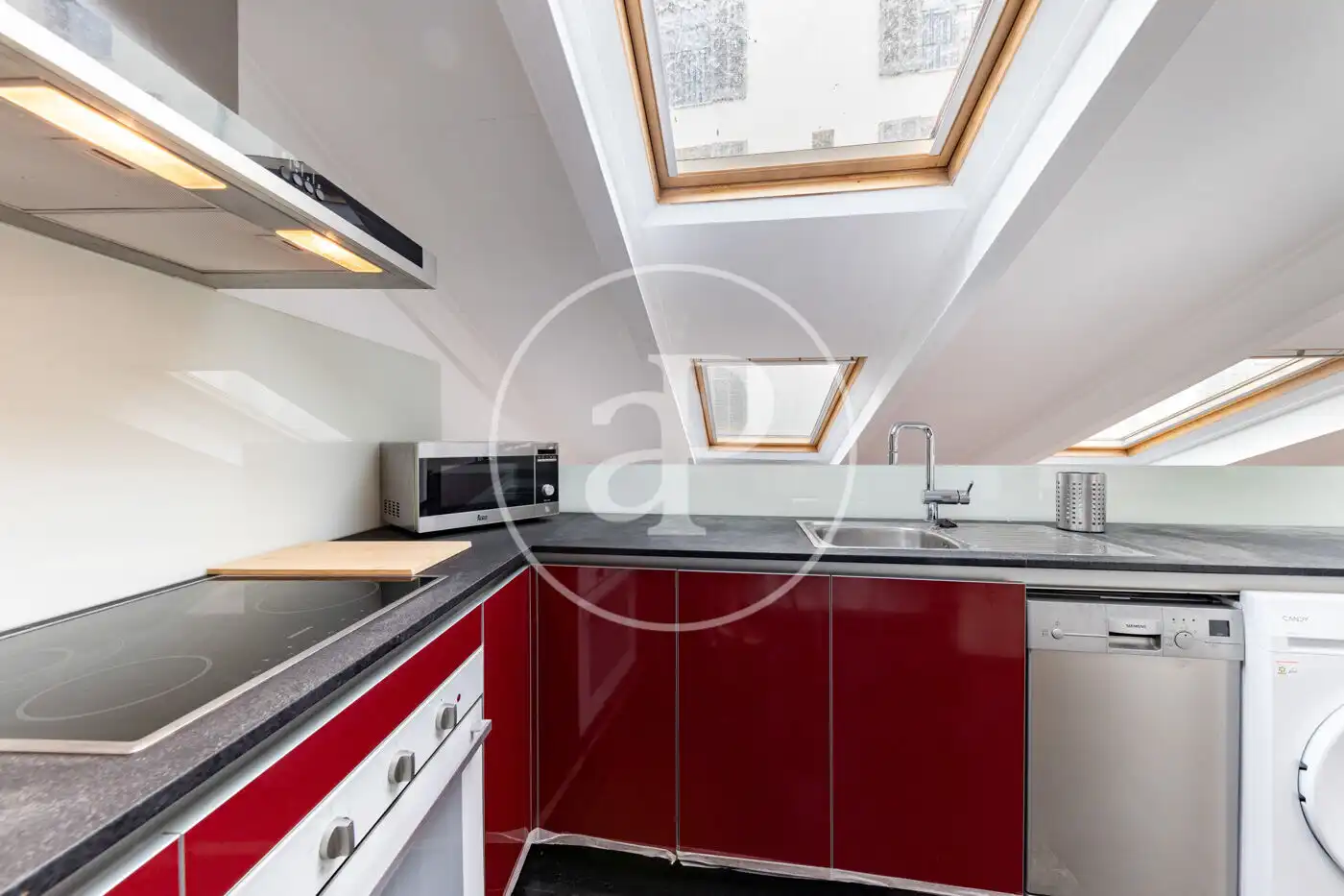 Kitchen of Flat for rent in  Palma de Mallorca  with Air Conditioner, Heating and Furnished