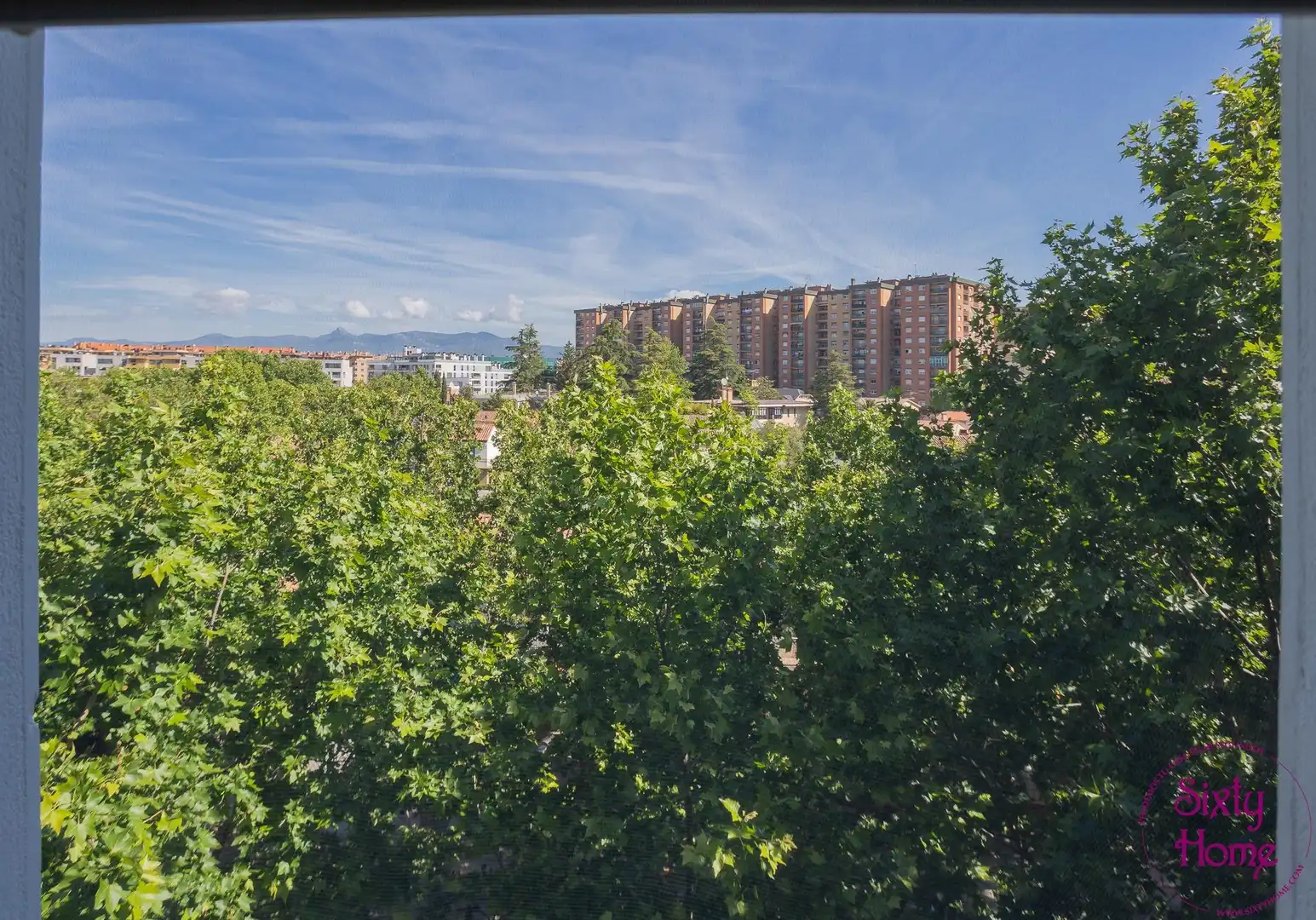 Vista exterior de Pis en venda en Huesca amb Calefacció i Moblat