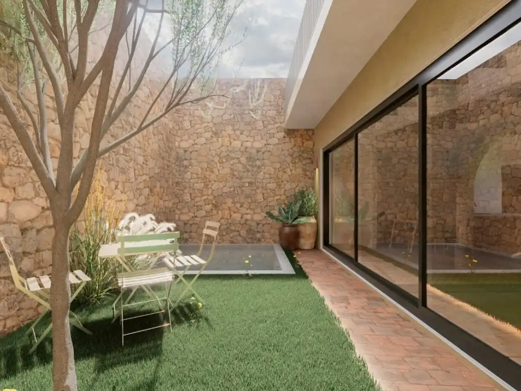 Terraza de Casa adosada en venta en Dénia