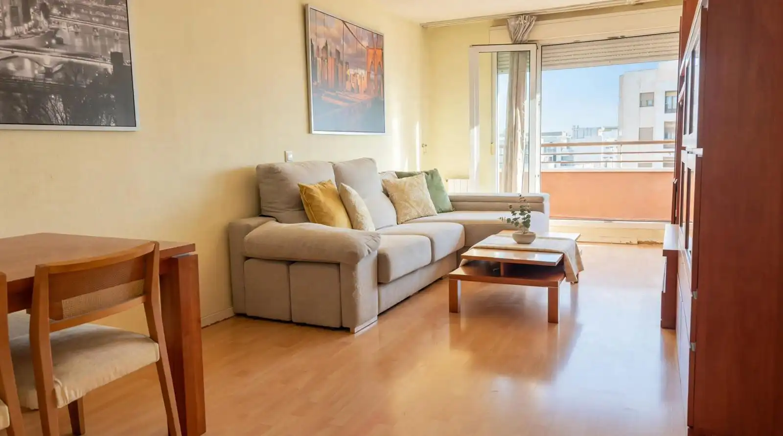 Wohnzimmer von Wohnung zum Verkauf in Humanes de Madrid mit Klimaanlage, Heizung und Terrasse