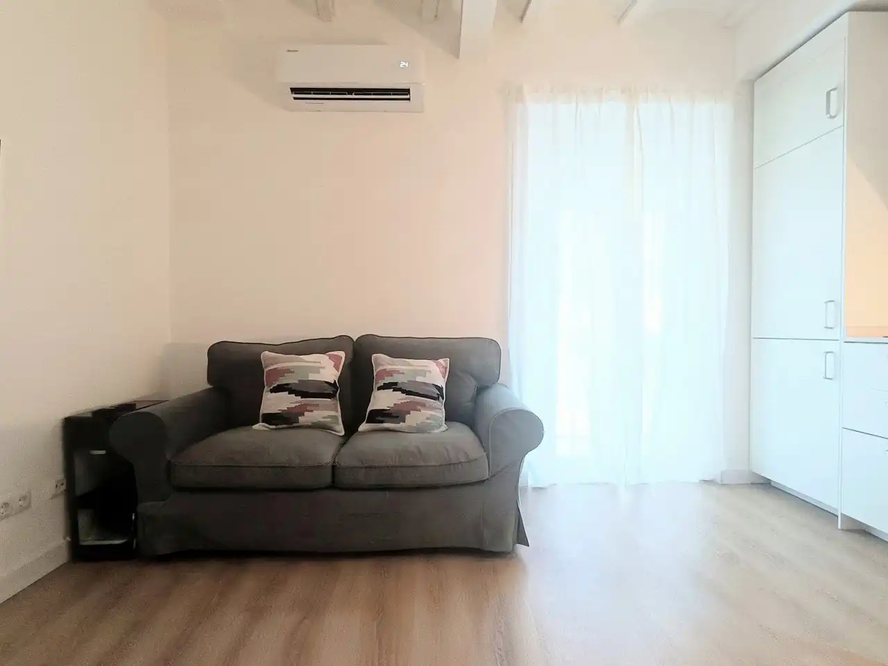 Wohnzimmer von Wohnung zur Miete in Madrid mit Klimaanlage, Heizung und Möbliert