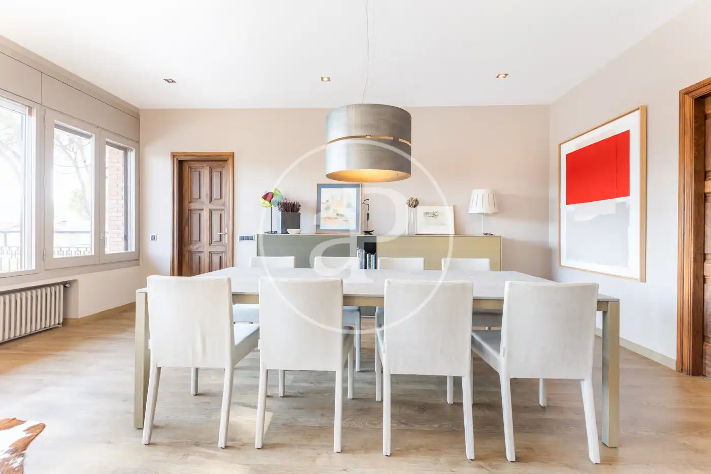 Dining room of Houses for sale in Sant Cugat del Vallès  with Air Conditioner, Heating and Private garden