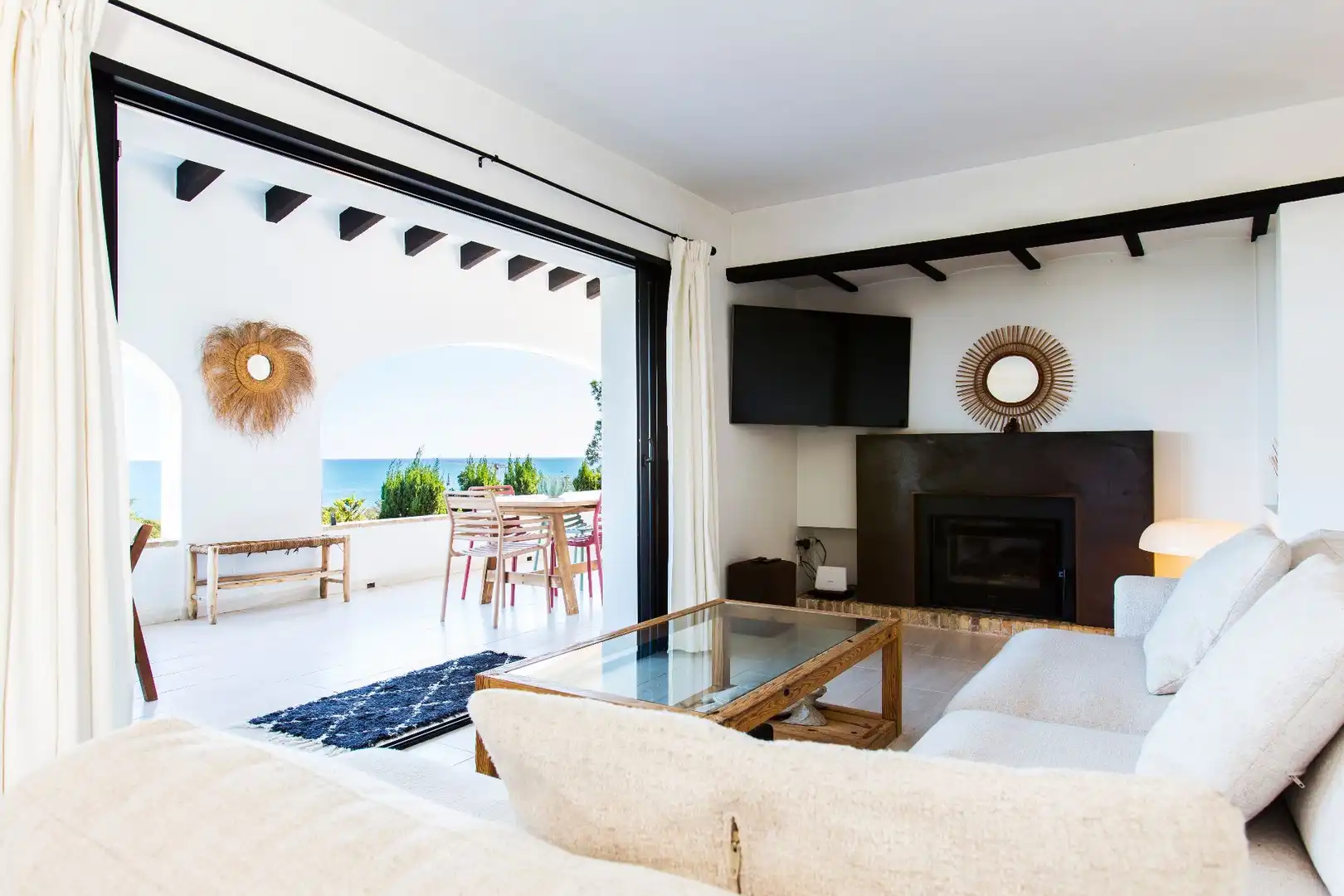Sala de estar de Casa o chalet en venta en Dénia con Aire acondicionado, Calefacción y Jardín privado