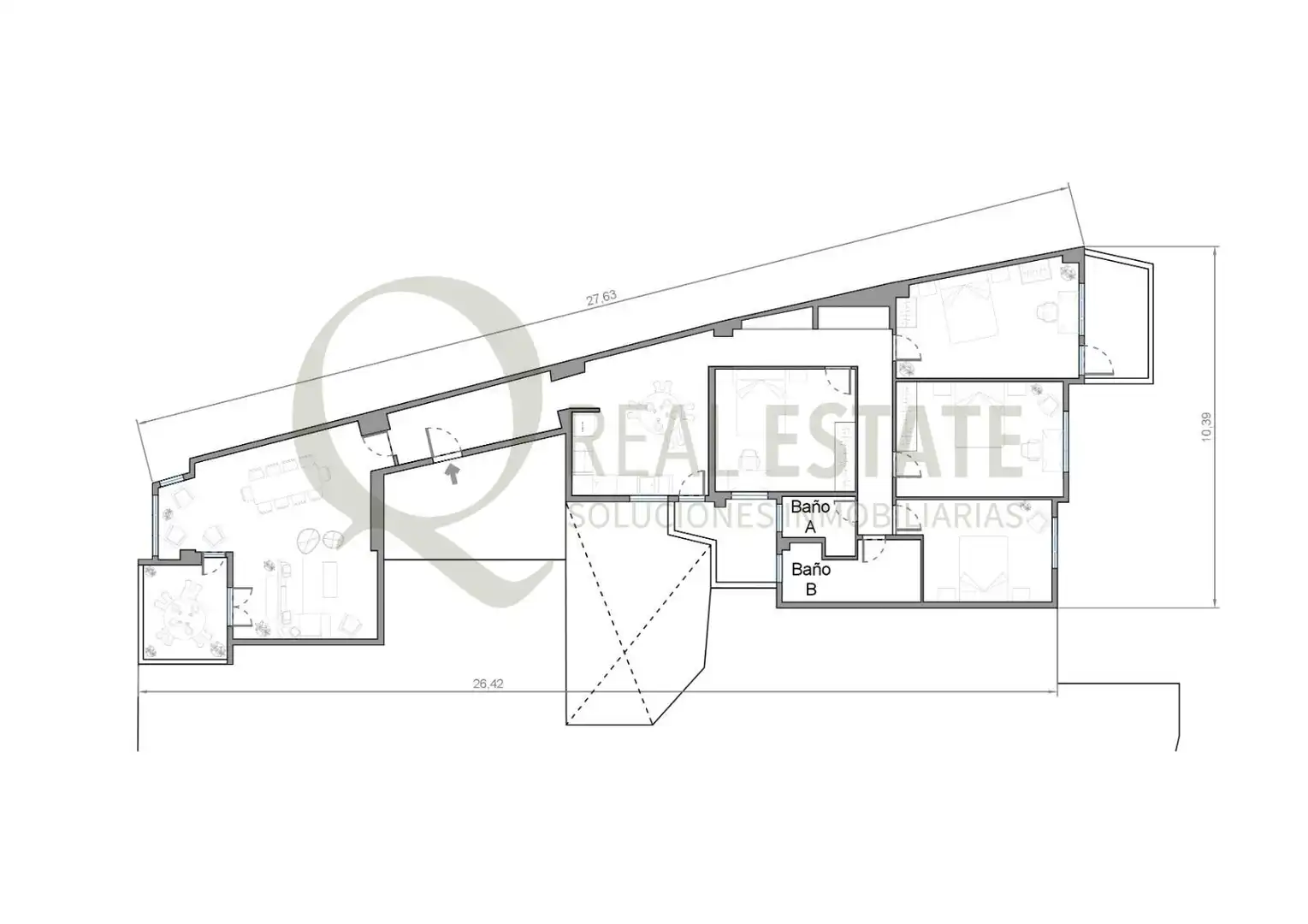 Flat with terrace for sale in PINTOR VELAZQUEZ, imagen 25