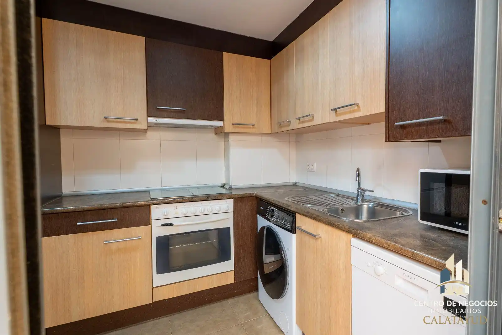 Küche von Wohnung zum Verkauf in Calatayud mit Heizung, Parkett und Terrasse
