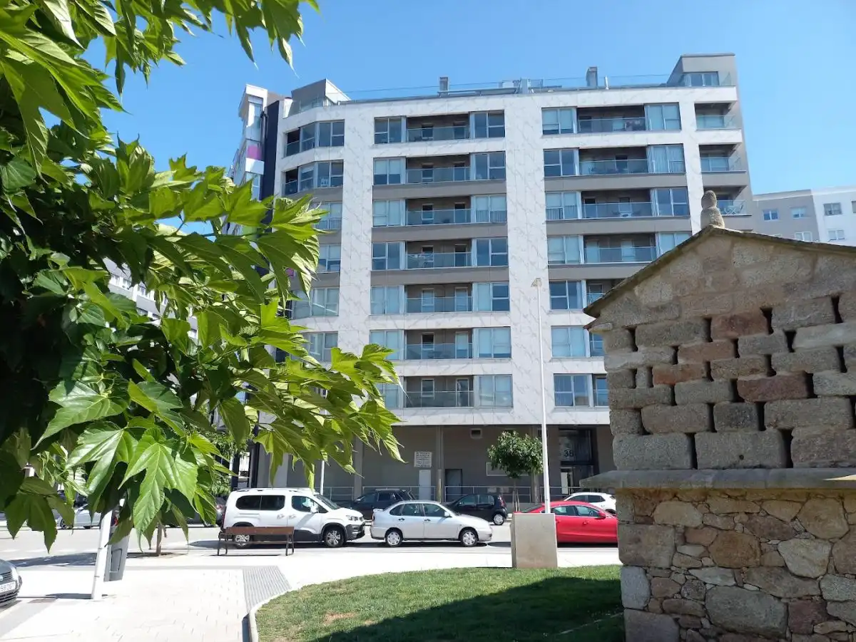 Exterior view of Flat for sale in A Coruña Capital   with Heating, Terrace and Storage room