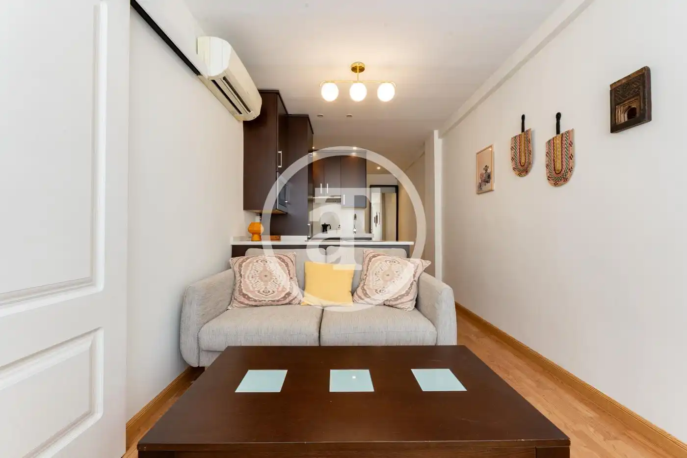 Living room of Flat for rent in Madrid  with Heating, Furnished and Oven