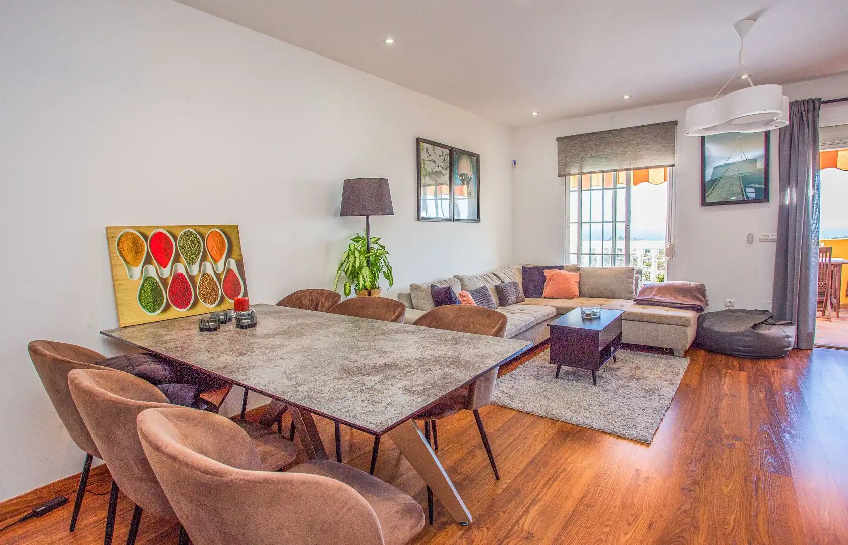 Living room of Detached homes for sale in Benalmádena  with Air Conditioner, Heating and Private garden