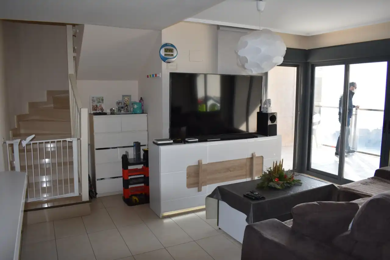Sala de estar de Apartamento en venta en Benidorm con Terraza
