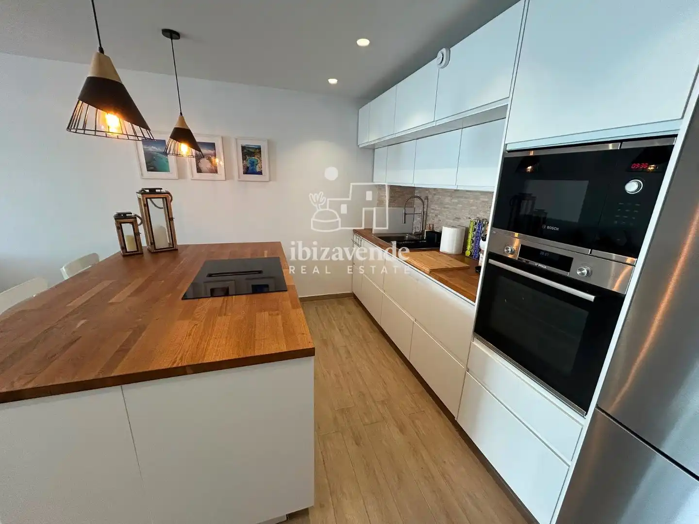 Cocina de Piso de alquiler en Eivissa con Aire acondicionado, Terraza y Piscina