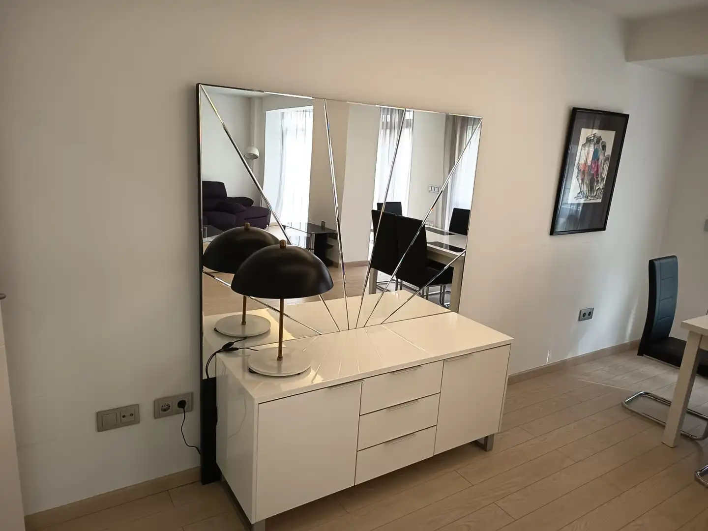 Bedroom of Flat for rent in Murcia  with Air Conditioner, Heating and Furnished