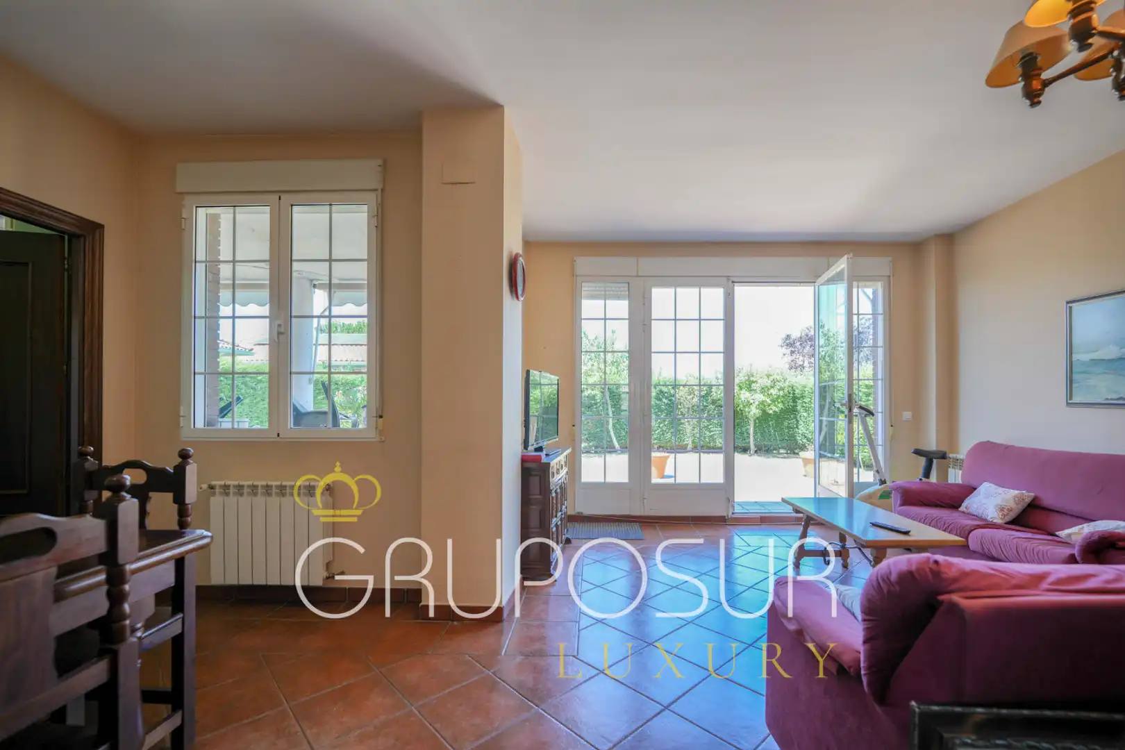 Sala de estar de Casa o chalet en venta en Boecillo con Calefacción, Jardín privado y Terraza