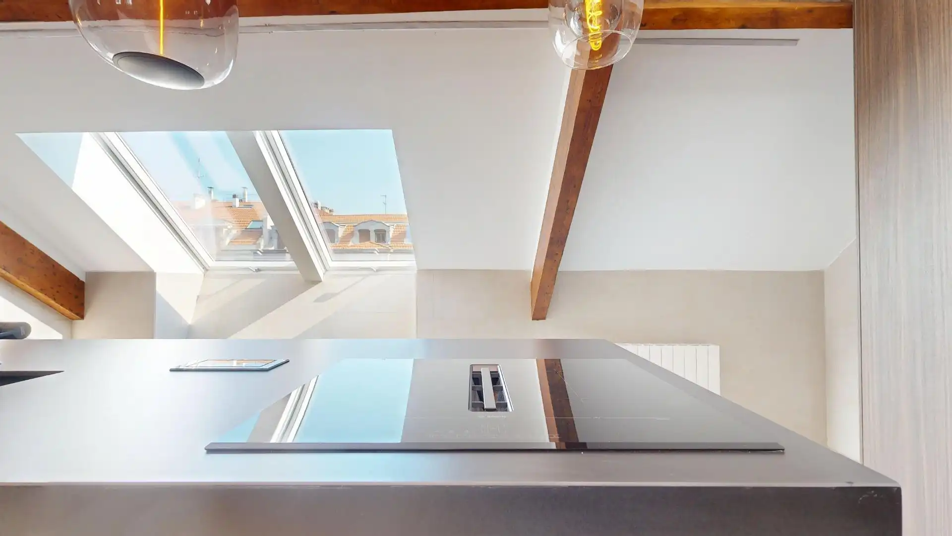 Kitchen of Flat for sale in Bilbao   with Heating and Alarm