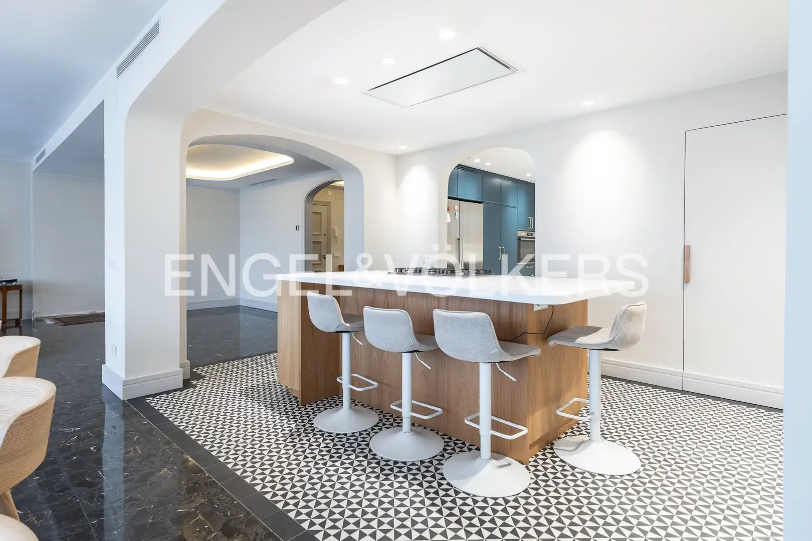 Kitchen of Flat for sale in Barcelona  with Air Conditioner, Heating and Parquet flooring