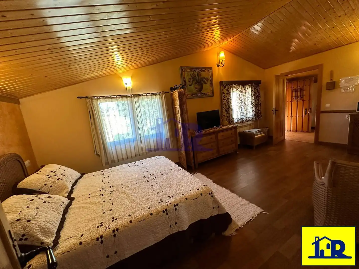Bedroom of Houses for sale in Villar de Olalla  with Heating, Terrace and Storage room