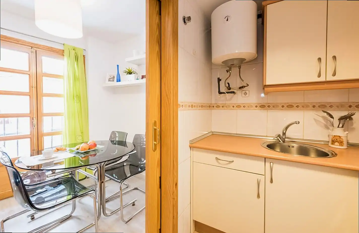 Küche von Wohnung zur Miete in Centre