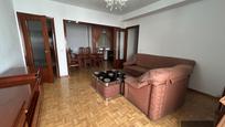 Living room of Flat for sale in  Madrid Capital  with Heating, Parquet flooring and Terrace