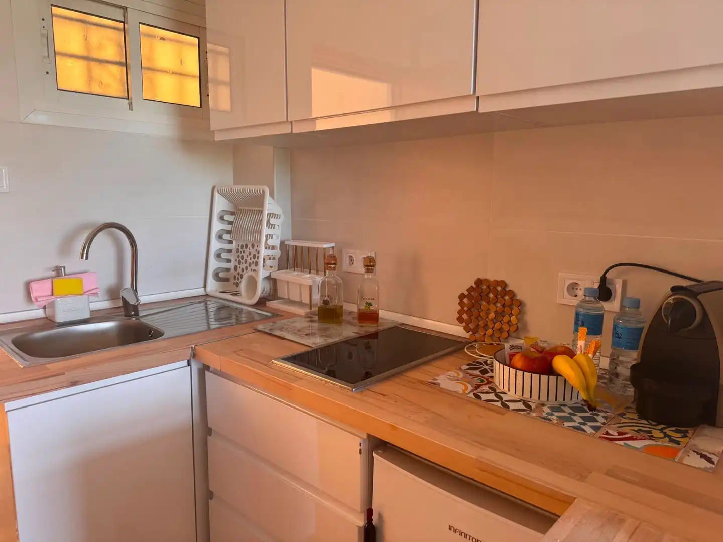 Kitchen of Study for rent in Benalmádena  with Air Conditioner, Terrace and Furnished