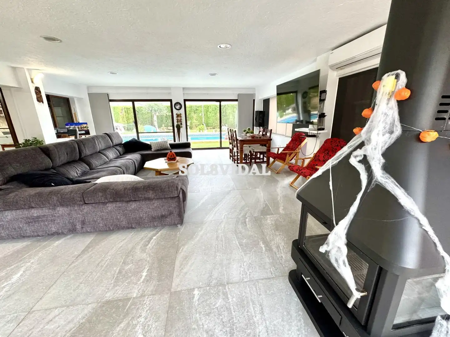 Sala d'estar de Casa o xalet en venda en Orihuela amb Aire condicionat, Calefacció i Jardí privat