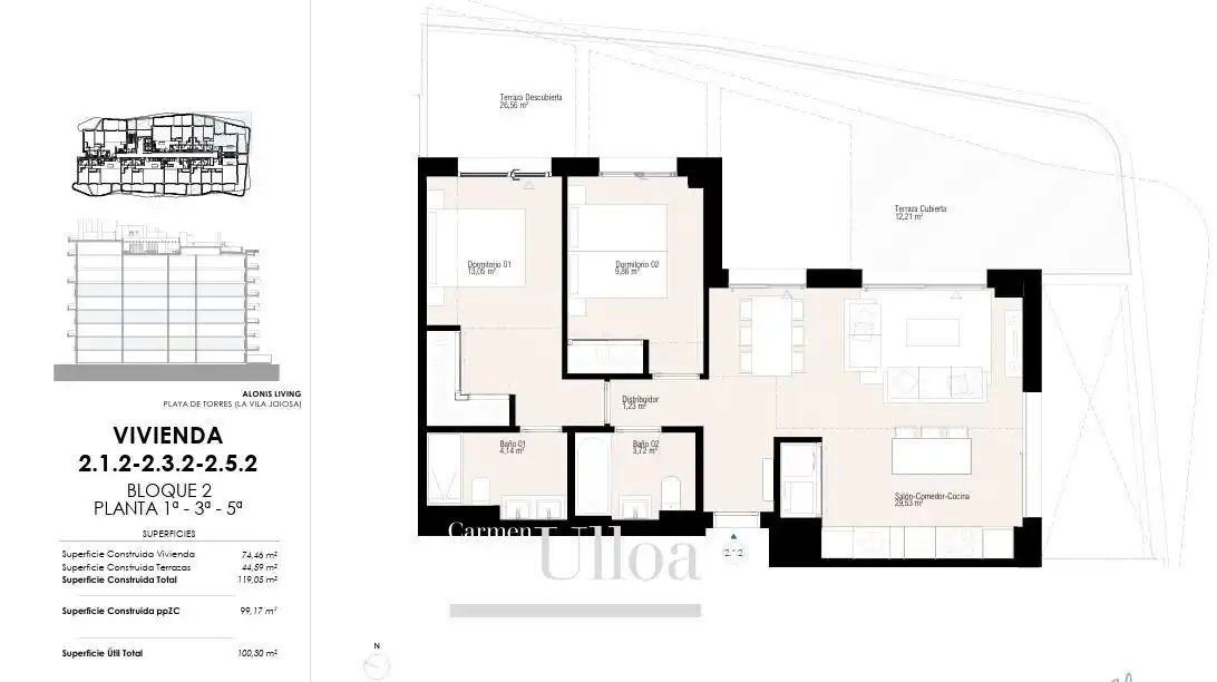 Apartamento con piscina en venta en Centro Urbano, imagen 22