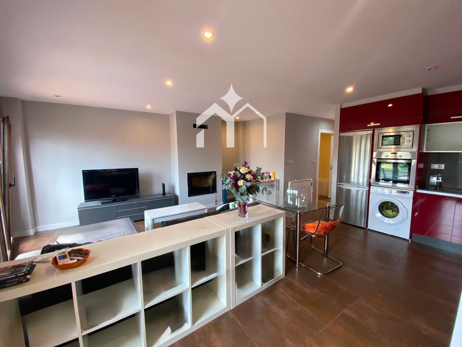 Sala de estar de Ático en venta en Marín con Calefacción, Terraza y Trastero