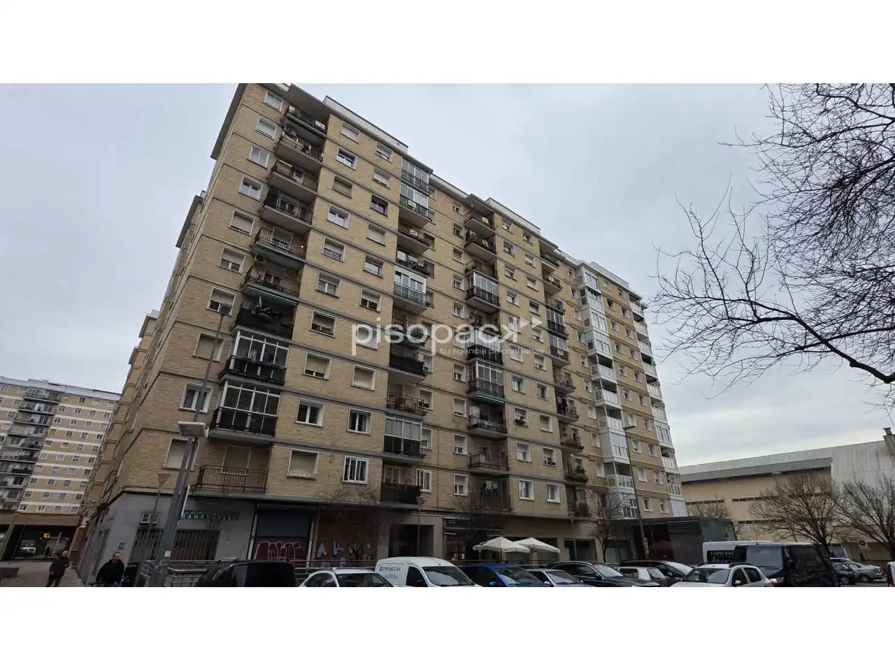 Exterior view of Flat for sale in  Pamplona / Iruña  with Heating, Parquet flooring and Balcony