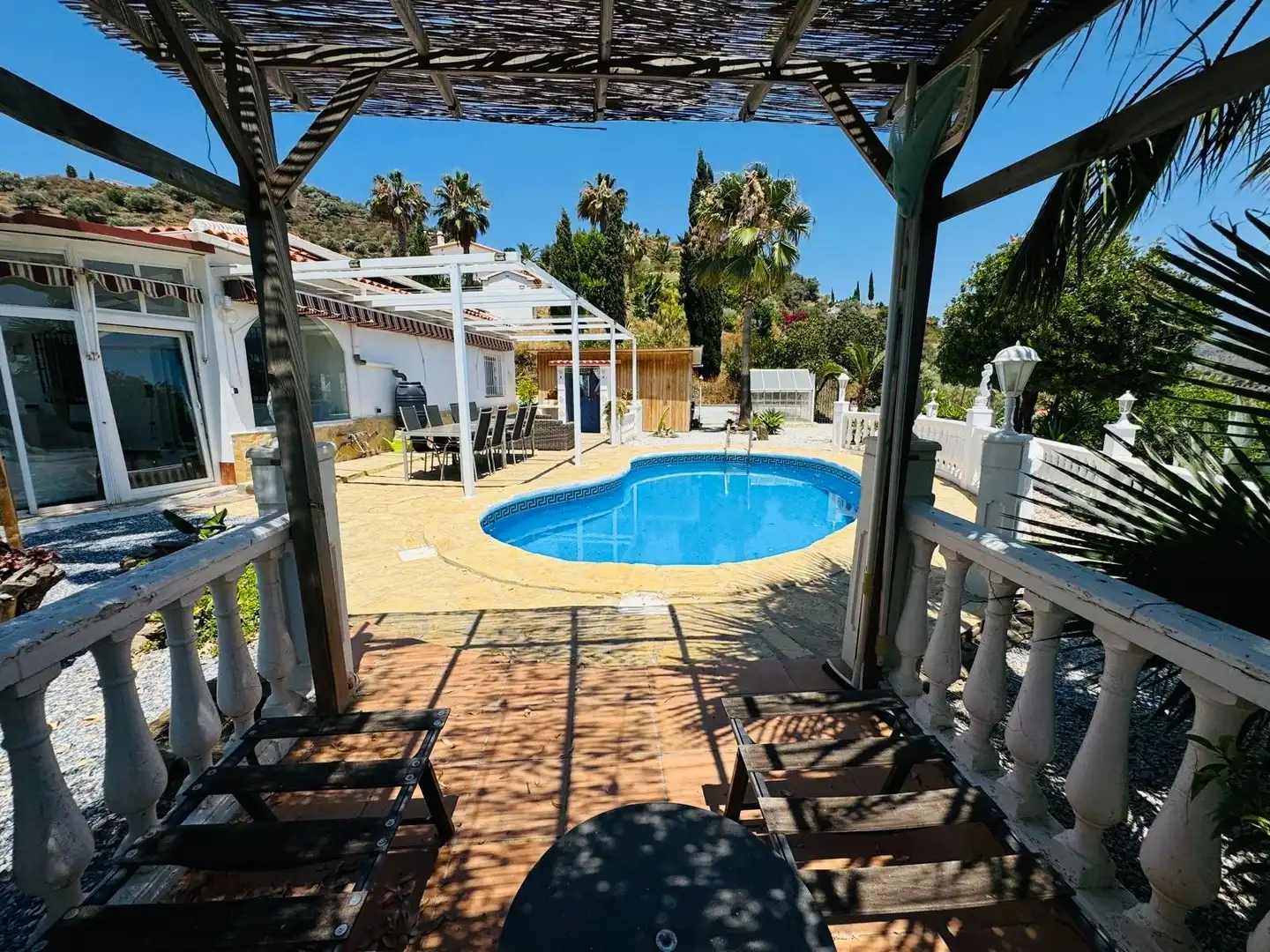 Piscina de Casa o xalet en venda en Arenas amb Aire condicionat, Jardí privat i Traster