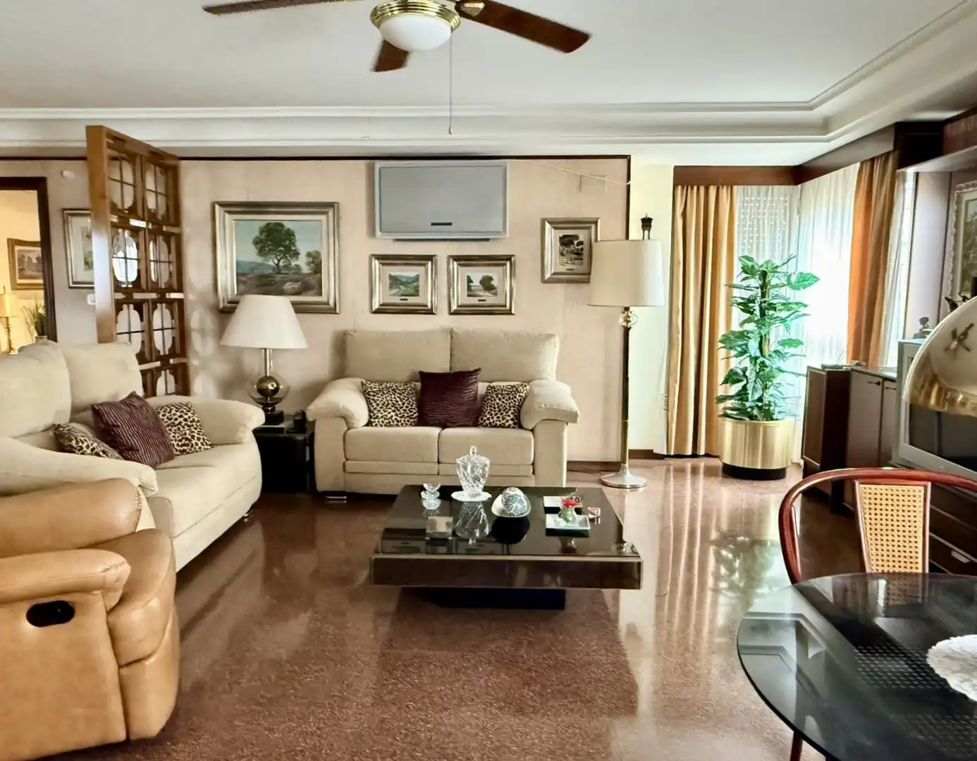 Sala de estar de Piso en venta en Alcoy / Alcoi con Aire acondicionado, Calefacción y Terraza