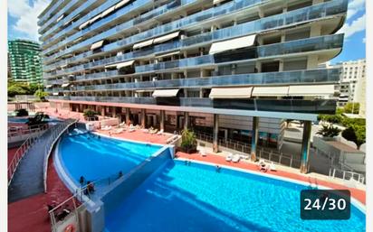 Swimming pool of Flat for sale in Villajoyosa / La Vila Joiosa  with Air Conditioner, Heating and Terrace