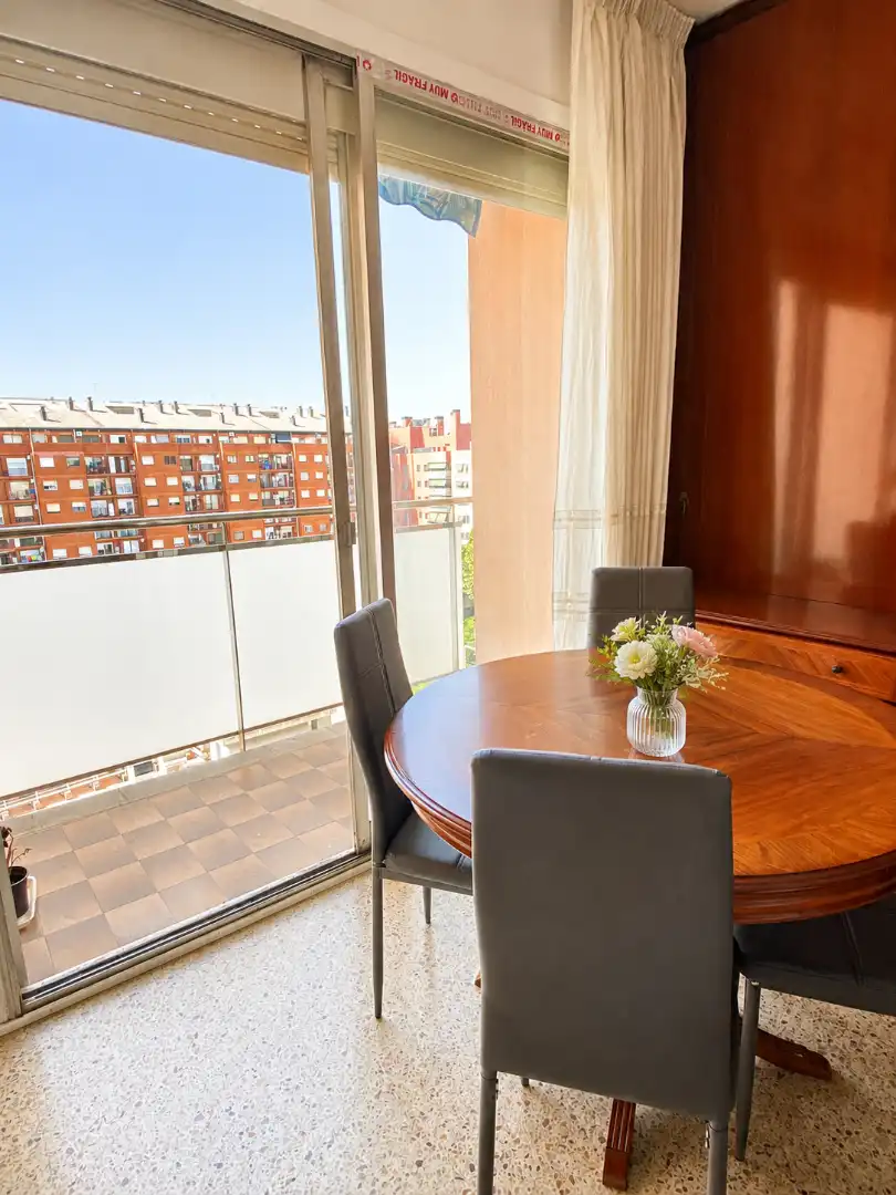 Esszimmer von Wohnung zum Verkauf in Barcelona mit Balkon