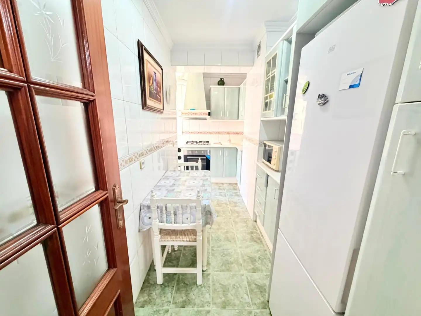 Küche von Wohnung zur Miete in Málaga mit Klimaanlage, Heizung und Terrasse