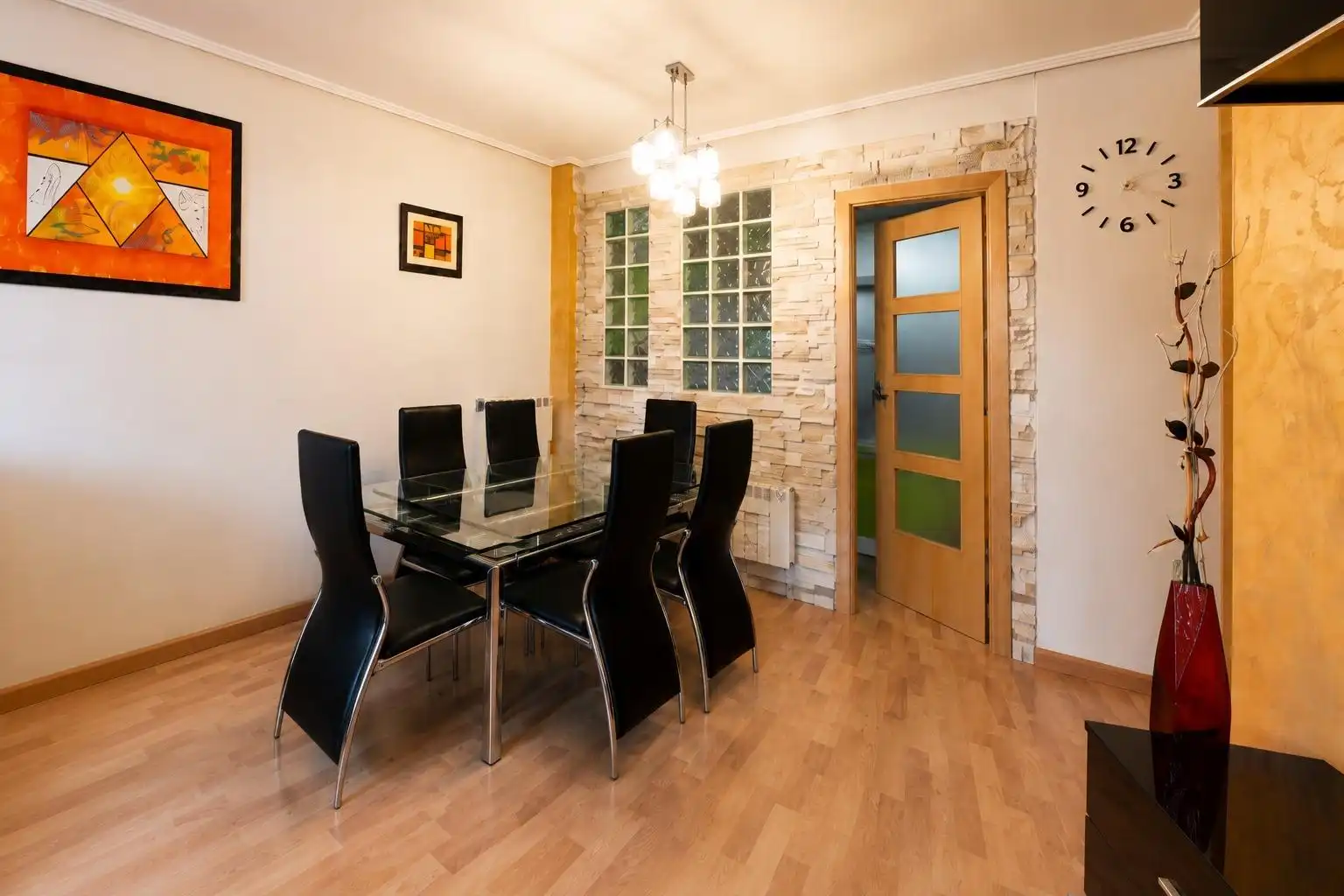 Comedor de Planta baja de alquiler en Castellanos de Moriscos con Calefacción, Amueblado y Piscina comunitaria
