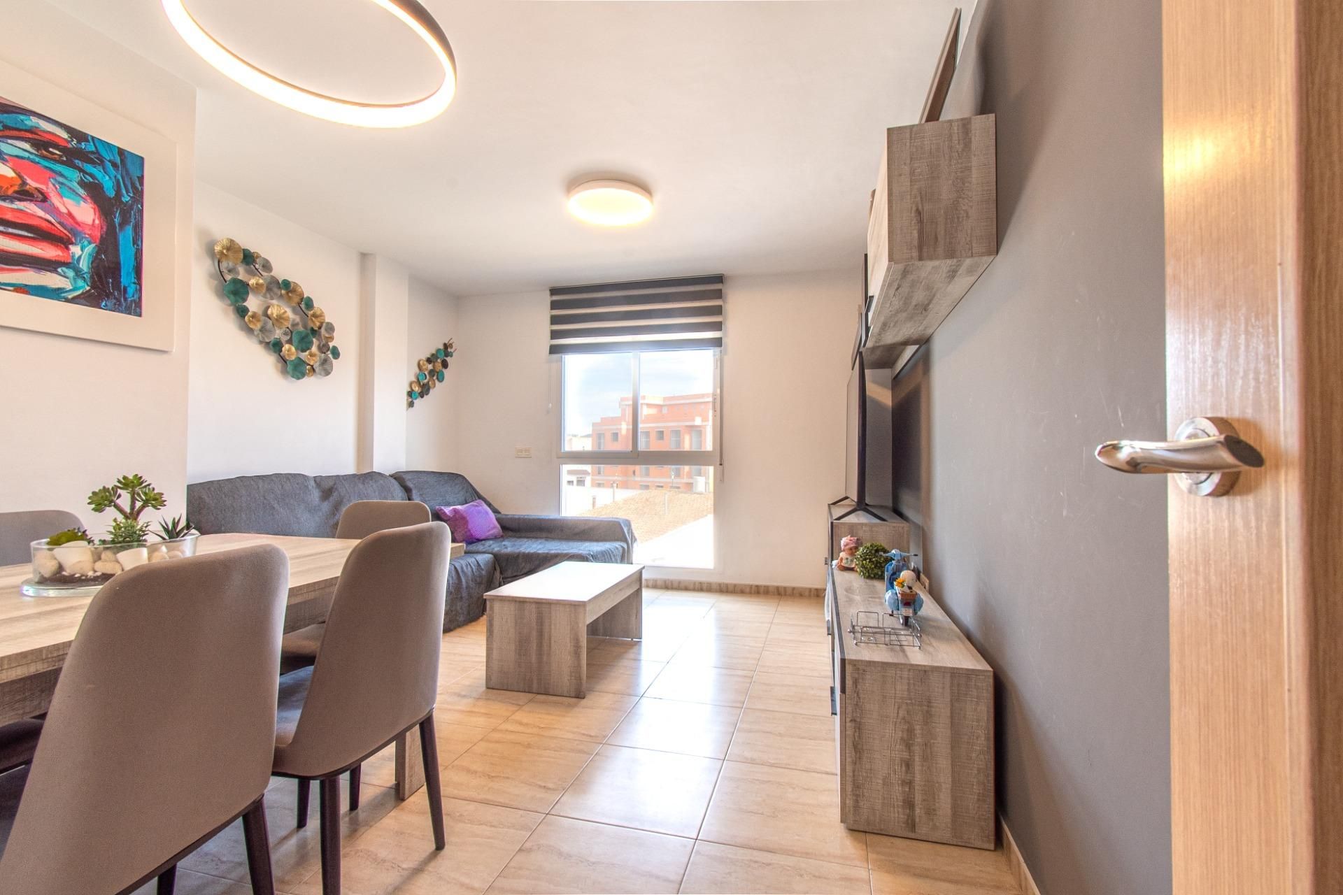 Sala de estar de Ático en venta en Sant Joan de Moró con Aire acondicionado y Terraza