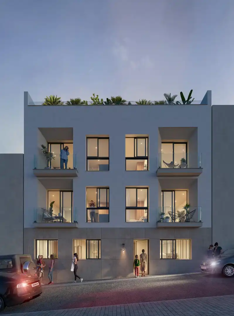 Vista exterior de Piso en venta en Málaga con Aire acondicionado, Calefacción y Amueblado