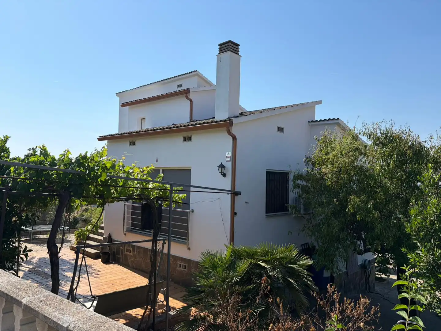 Vista exterior de Casa o chalet de alquiler en Piera con Aire acondicionado, Calefacción y Jardín privado
