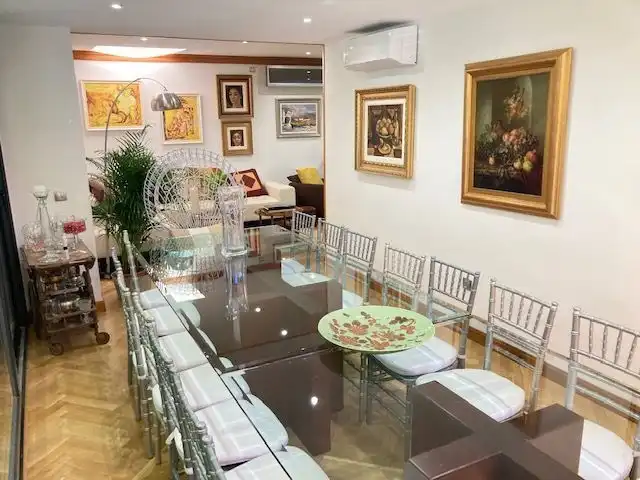 Menjador de Casa o xalet en venda en Roquetas de Mar amb Aire condicionat, Calefacció i Jardí privat