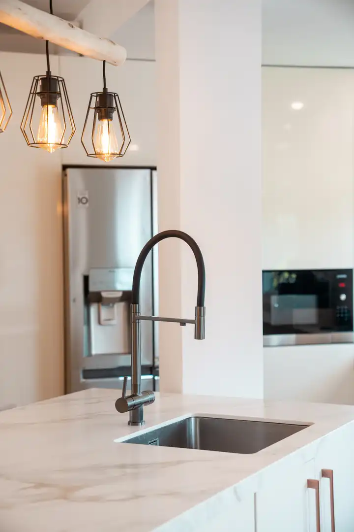 Cocina de Casa adosada en venta en Marbella con Aire acondicionado, Terraza y Piscina