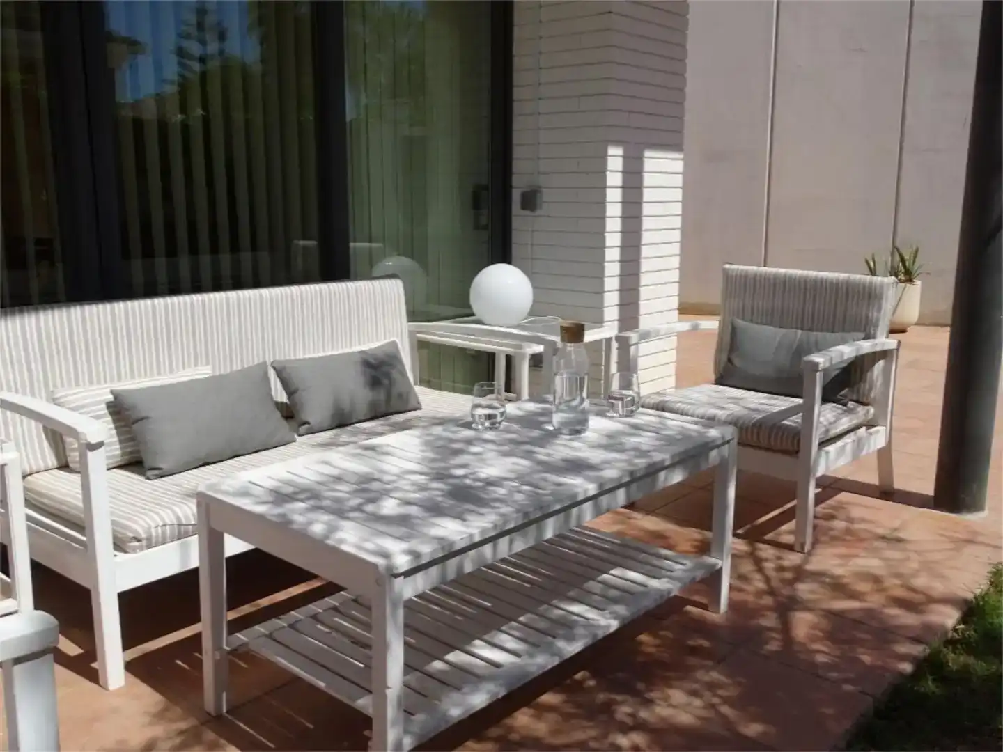 Terrassa de Casa o xalet de lloguer en Benicasim / Benicàssim amb Aire condicionat, Jardí privat i Parquet