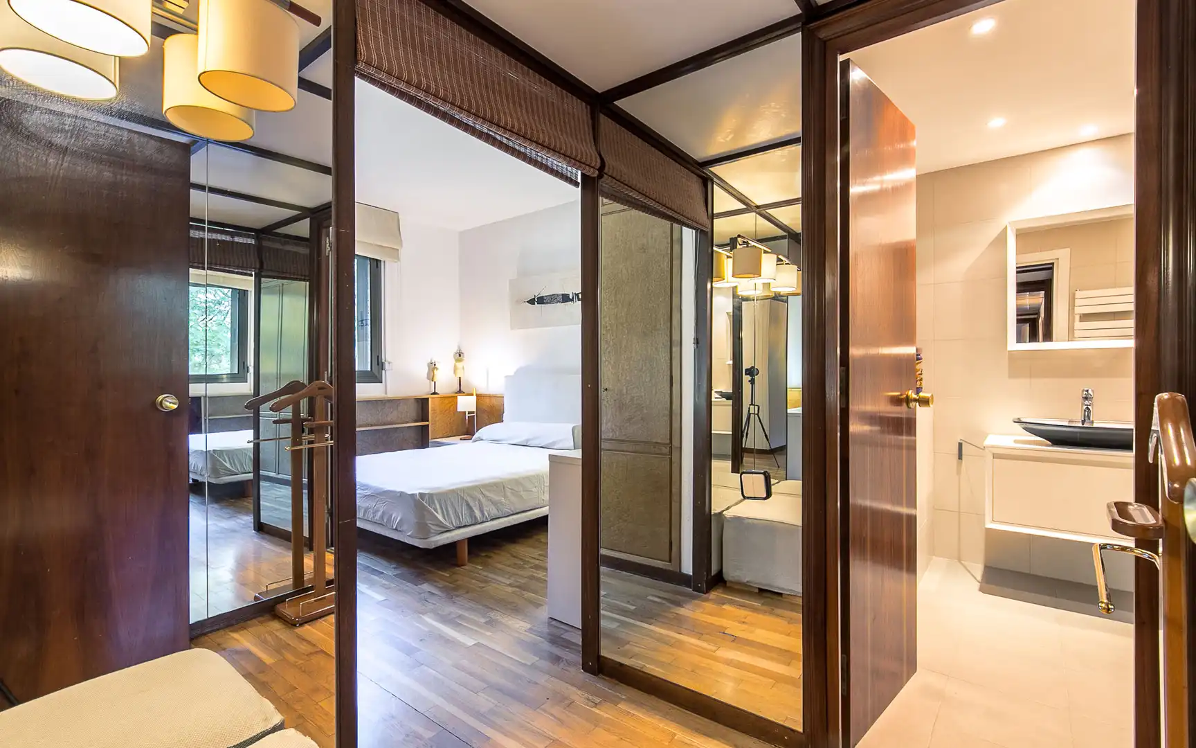 Bedroom of Flat for rent in Barcelona  with Air Conditioner, Heating and Terrace