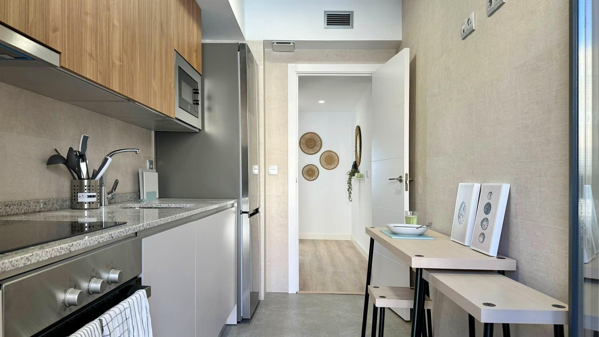 Kitchen of Flat to share in  Zaragoza Capital  with Parquet flooring and Terrace