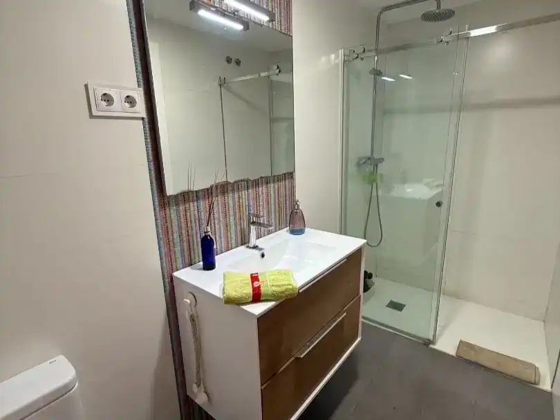 Bathroom of Detached homes for sale in Badalona  with Air Conditioner, Swimming Pool and Balcony
